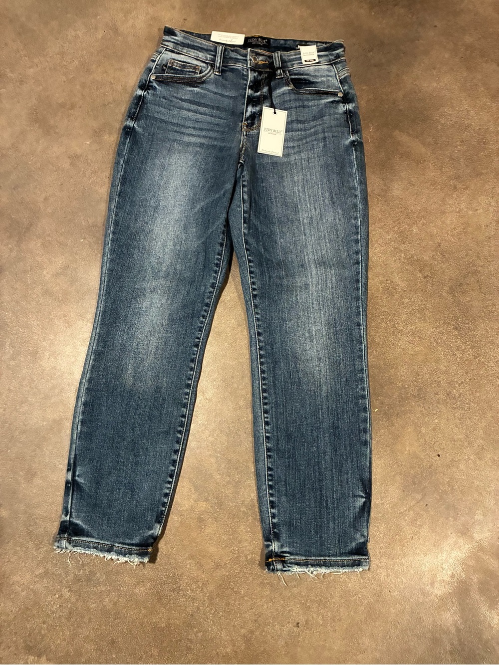 Judy Blue mid rise boyfriend jeans new SZ 1 (25)